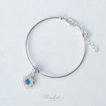 Blooming Lotus Silver Bracelet – Sterling Silver 925 | Hinkik Jewelry