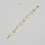 Adorable Orange Jasmine Flower Bracelet