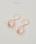 Rose Gold-Plated Ruk Flower Earrings