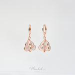 Rose Gold-Plated Ruk Flower Earrings