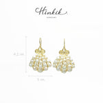 Seashell-Inspired Freshwater Pearl Earrings