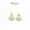 Seashell-Inspired Freshwater Pearl Earrings