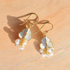 Dok Ruk Earrings with Tiny Pearl Tassels