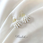 Seashell-Inspired Freshwater Pearl Earrings