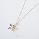 Blooming Jasmine Pearl Necklace – Sterling Silver
