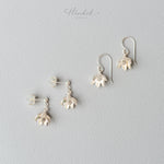 Pikul Flower Earrings | Sterling Silver 925 | Thai Minimalist Floral Jewelry by Hinkik Jewelry