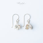 Pikul Flower Earrings | Sterling Silver 925 | Thai Minimalist Floral Jewelry by Hinkik Jewelry