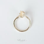 Pikul Flower Ring | Sterling Silver 925 | Thai Minimalist Floral Jewelry by Hinkik Jewelry