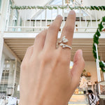 Pikul Flower Ring | Sterling Silver 925 | Thai Minimalist Floral Jewelry by Hinkik Jewelry