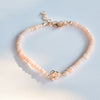Dok Rak Crown Flower Pink Opal Bracelet – Rose Gold-Plated Silver