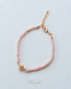 Dok Rak Crown Flower Pink Opal Bracelet – Rose Gold-Plated Silver
