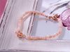 Dok Rak Crown Flower Pink Opal Bracelet – Rose Gold-Plated Silver