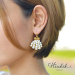 Seashell-Inspired Freshwater Pearl Earrings