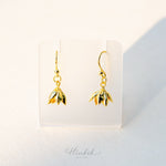 Single Pikul Flower (Spanish Cherry) Earrings – 18K Gold Color (Nickel Free) ✨