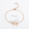 Elegant Crown Flower Bracelet