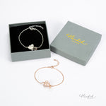 Elegant Crown Flower Bracelet